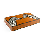 Zebra Backgammon Set