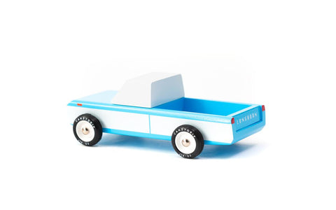 Candylab - The Longhorn Wooden Pick-Up Truck Models Available in 3 Colours - Blue - Playoffside.com