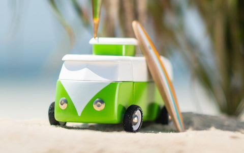 Beach Wooden Bus Model Available in 3 Colours - Ocean - Candylab - Playoffside.com