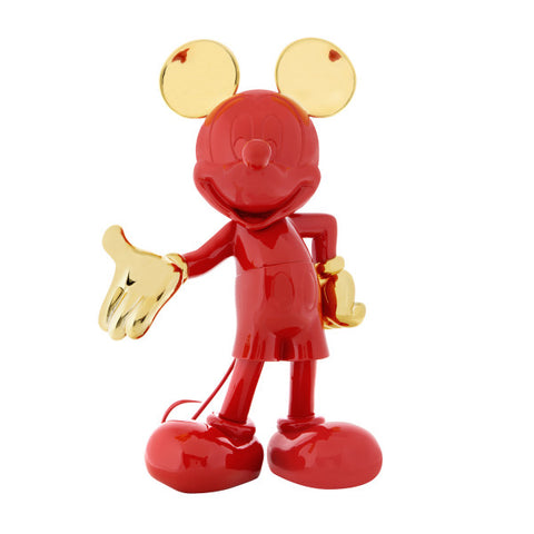 Mickey Welcome 60cm Figurine - Red & Gold - LeblonDelienne - Playoffside.com