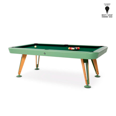 RS Barcelona - Diagonal Design Indoor Pool Table 8" - Green - Playoffside.com