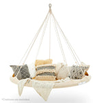 Classic Hanging Daybeds Available in 3 Colors & 2 Sizes - Large / Natural white - Tiipii - Playoffside.com