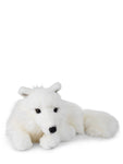 WWF Arctic fox lying Teddy bear - Default Title - Bon Ton Toys - Playoffside.com