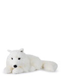 WWF Arctic fox lying Teddy bear - Default Title - Bon Ton Toys - Playoffside.com