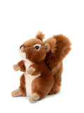 WWF Red squirrel standing Teddy bear