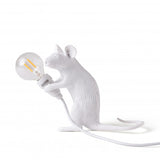 Seletti - Mouse Table Lamp With Lightbulb Available in 3 Styles - Heart Lightbulb - Playoffside.com
