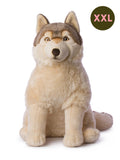 WWF Wolf Teddybear Available in 2 Sizes - 25 cm/ 10 inch - Bon Ton Toys - Playoffside.com