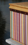 FRESH'R Outdoor Patio Cooler Personalisation Available & 14 Colours - Fine Coloured Stipes / Personalisation - Tradewinds - Playoffside.com