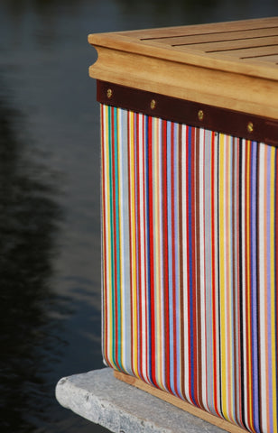 FRESH'R Outdoor Patio Cooler Personalisation Available & 14 Colours - Fine Coloured Stipes / Personalisation - Tradewinds - Playoffside.com