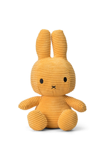 Yellow Miffy Sitting Corduroy Available in 4 Sizes - 33 cm/ 13 inch - Bon Ton Toys - Playoffside.com