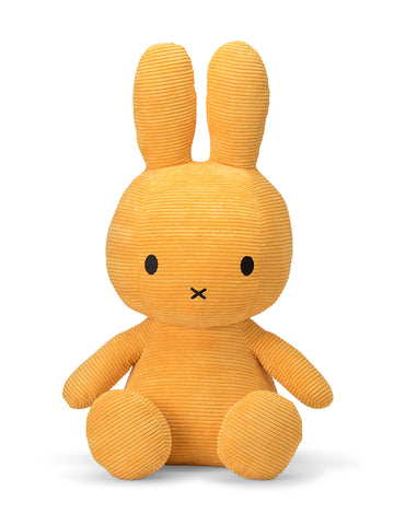 Yellow Miffy Sitting Corduroy Available in 4 Sizes - 70 cm/ 27.5 inch - Bon Ton Toys - Playoffside.com