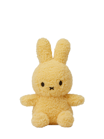 Miffy Corduroy Teddybear Available in 2 Sizes & 8 Colors - 23 cm/ 9 inch / Yellow - Bon Ton Toys - Playoffside.com