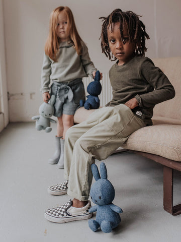 Miffy Sitting Corduroy Mid Wash Denim Available in 2 Sizes