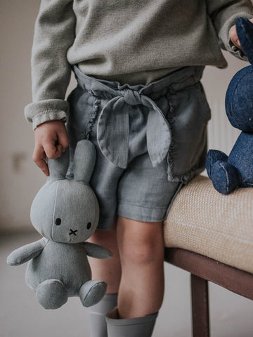 Miffy Sitting Light Wash Denim Available in 2 Sizes - 23 cm/ 9 inch - Bon Ton Toys - Playoffside.com
