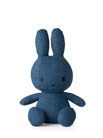 Miffy Sitting Corduroy Mid Wash Denim Available in 2 Sizes - 33 cm/ 13 inch - Bon Ton Toys - Playoffside.com
