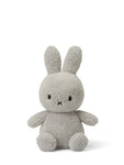 Miffy Corduroy Teddybear Available in 2 Sizes & 8 Colors - 23 cm/ 9 inch / Light Grey - Bon Ton Toys - Playoffside.com