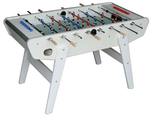 Stella Sporting Family Home Design Football Table - White / Round red handles - Stella - Playoffside.com