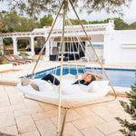 Deluxe Hanging Daybeds Available in 5 Colors & 2 Sizes - Medium / Seagull - Tiipii - Playoffside.com
