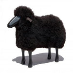 Small Curly Brown Decorative Sheep Black Wood - Default Title - Meier Germany - Playoffside.com