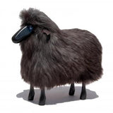 Decorative Sheep Small Grey-brown Fur & Black Wood - Default Title - Meier Germany - Playoffside.com