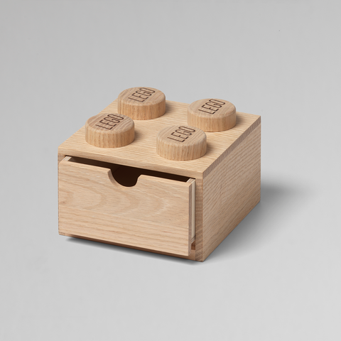 Room Copenhagen - Lego 2x2 Wooden Desk Drawer Available in 2 Colors - Soap Treated - Playoffside.com