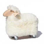 Furry Decorative Sheep On Wheels Available in 4 Colors - White - Meier Germany - Playoffside.com