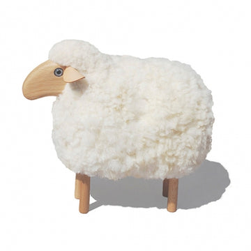 最終値下げCCU NEAT SHEEP REGULAR サイズ1美品 Old Plank Sheep 6' - Real Sheep Fur Large Sheep Sculpture.