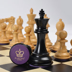 Heritage Chess Set Ebony & Boxwood Pieces with Maple Board - Default Title - Purling London - Playoffside.com