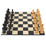 Heritage Chess Set Ebony & Boxwood Pieces with Maple Board - Default Title - Purling London - Playoffside.com