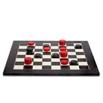 Stone Checkers Red & Black with Maple/Poplar Board - Default Title - Purling London - Playoffside.com