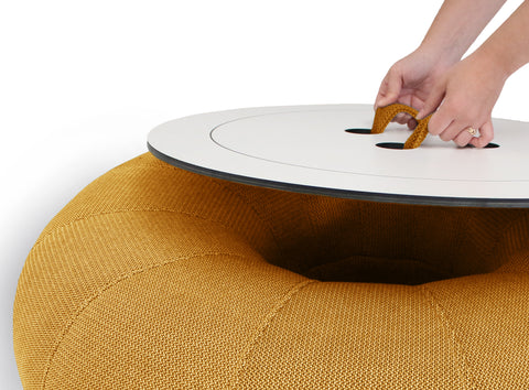 Don Out Table by Ogo Available in 2 Colors - Mustard - Ogo - Playoffside.com