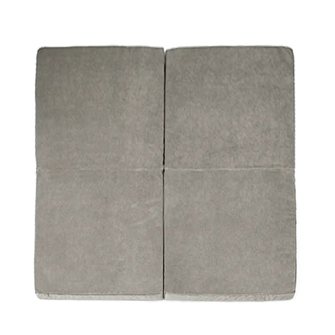 Square Design Child Playmat Suitable from Birth Available in 3 Colours 120cm - Grey - Misioo - Playoffside.com