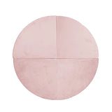 Round Design Child Playmat Suitable from Birth Available in 5 Colours 160cm - Pink - Misioo - Playoffside.com