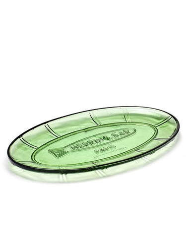 Oval Green Transparent Serving Plates - Default Title - Serax - Playoffside.com
