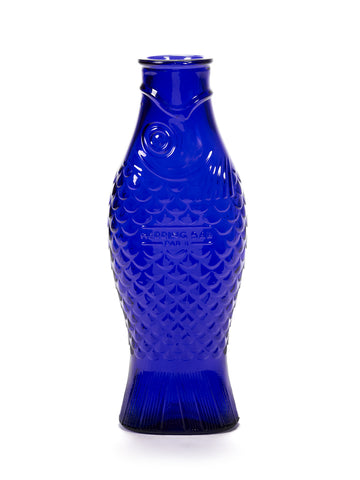 Fish Bottle by Serax Available in 2 Styles - Cobalt Blue - Serax - Playoffside.com