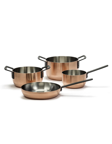 Serax - Sauté Pan by Serax Available in 2 Colours - Steel Grey / With Lid - Playoffside.com