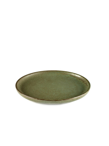 Stoneware Bread Plates Available in 2 Styles - Camo Green - Serax - Playoffside.com