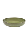 Deep Stoneware Plates Available in 2 Colors & 3 Sizes - Camo Green / Large - Serax - Playoffside.com