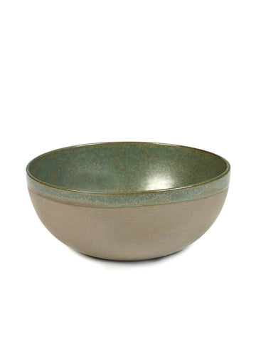 Deep Stoneware Bowls Available in 3 Colors & 3 Sizes - Camo Green / Medium - Serax - Playoffside.com