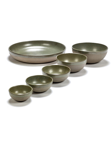 Stoneware Bowls Available in 3 Colors & 3 Sizes - Rusty Brown / Large - Serax - Playoffside.com