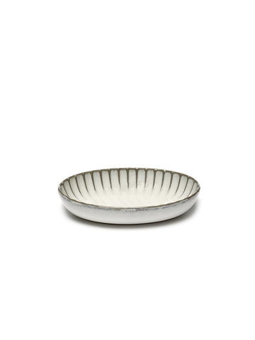 Inku Oval Serving Bowls Available in 2 Colors & 2 Sizes - S / White - Serax - Playoffside.com