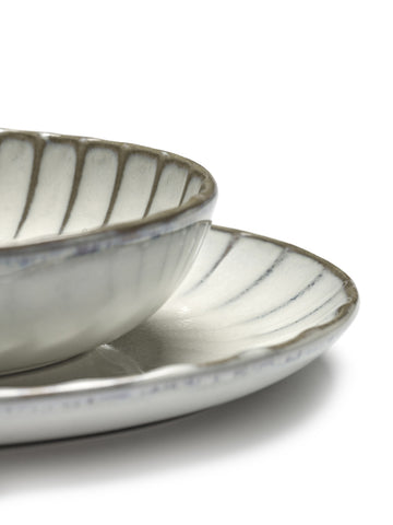 Inku Oval Serving Bowls Available in 2 Colors & 2 Sizes - M / Green - Serax - Playoffside.com