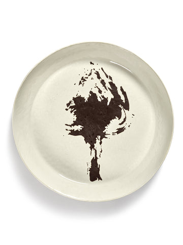 Ottolenghi Serving Plates Available in 2 Sizes & 12 Styles - White Artichoke Black/ L - Serax - Playoffside.com