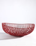 Oval Basket By Antonino Sciortino Available in 4 Colours - Red - Serax - Playoffside.com