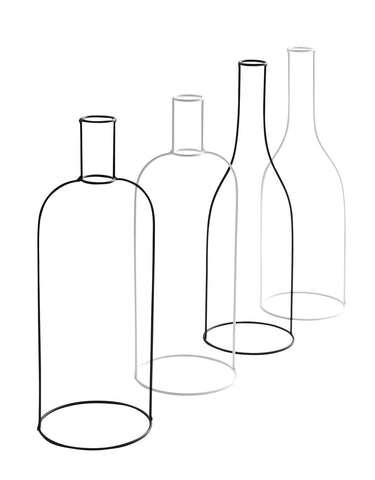 Metal Wire Bottles & Glasses By Antonino Sciortino - Bottle - Serax - Playoffside.com