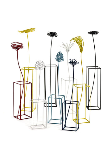 Metal Decorative Flowers By Antonino Sciortino Available in 2 Shapes - Square / 7 Flowers - Serax - Playoffside.com