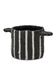 Pot Marie by Serax Available in 4 Styles - Black / Vertical Stripes - Serax - Playoffside.com