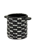 Pot Marie by Serax Available in 4 Styles - Black / Horizontal Stripes - Serax - Playoffside.com