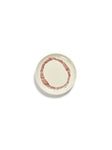 Ottolenghi Small Stoneware Plates Available in 11 Styles - White Swirl Stripes Red - Serax - Playoffside.com
