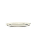 Ottolenghi Serving Plates Available in 2 Sizes & 12 Styles - Blue Pepper White/ L - Serax - Playoffside.com